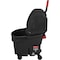Rubbermaid Commercial Down Press Mop Bucket and Wringer Combination, Black RCP1863898 - alternate 1